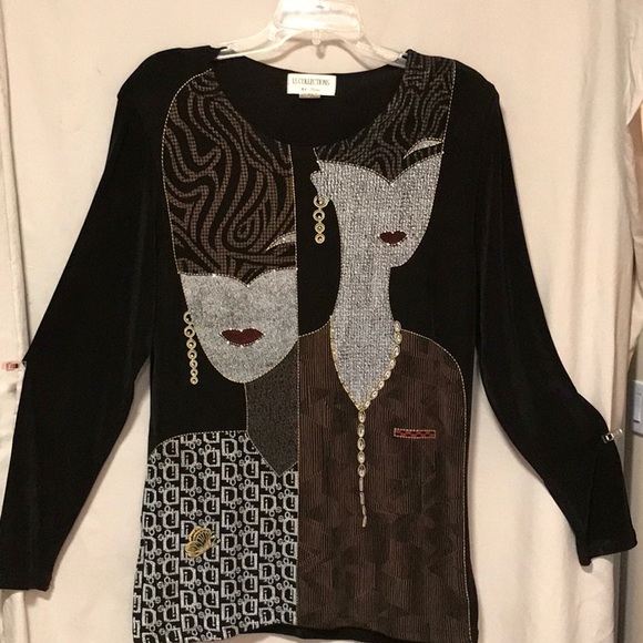 LS Collections Woman’s FacesTop size small - Picture 5 of 11